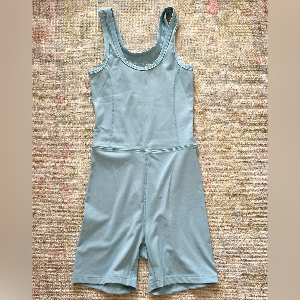 Brand New Blue Set Active Jumpsuit